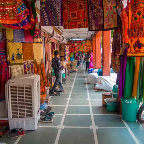 Shop In Colorful Local Bazaars Shop In Colorful Local Bazaars